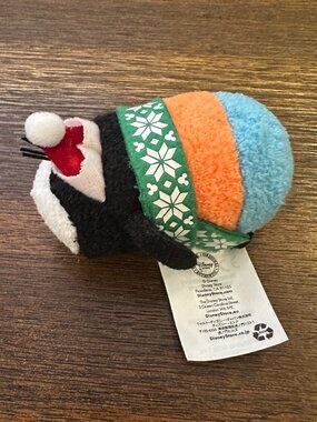 DISNEY Tsum Tsum Mini Goofy Plush 3.5" Christmas Winter Scarf Santa Hat 2015